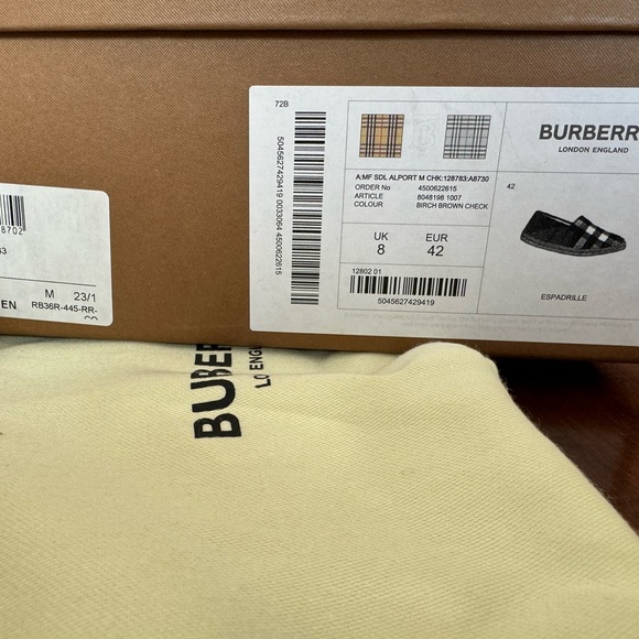 Men’s Burberry Espadrilles - Picture 4 of 6